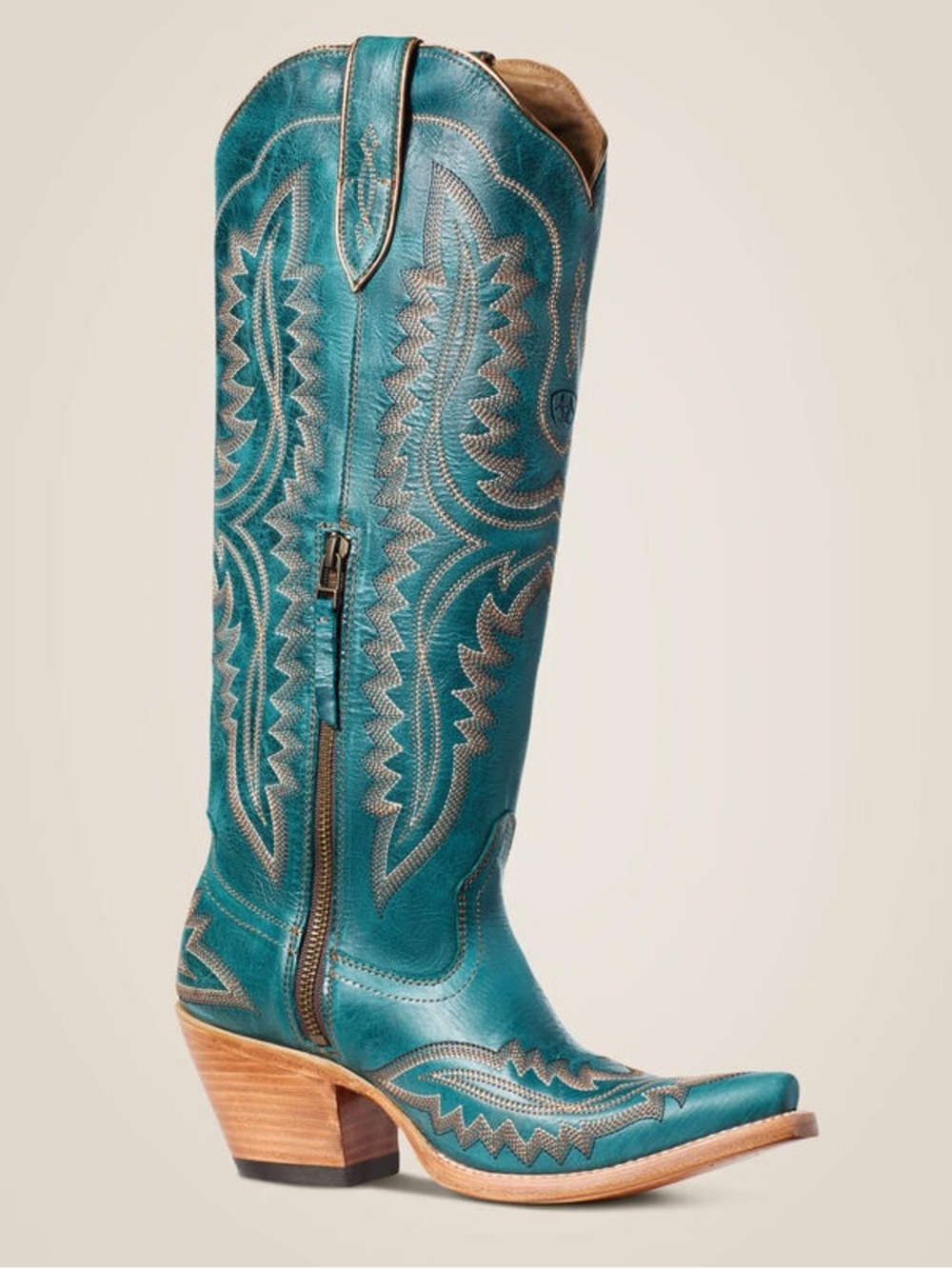 Ariat Casanova Knee-high Tall Boots Western Cowboy Boots. Turquoise. Size 7. - Picture 16 of 16
